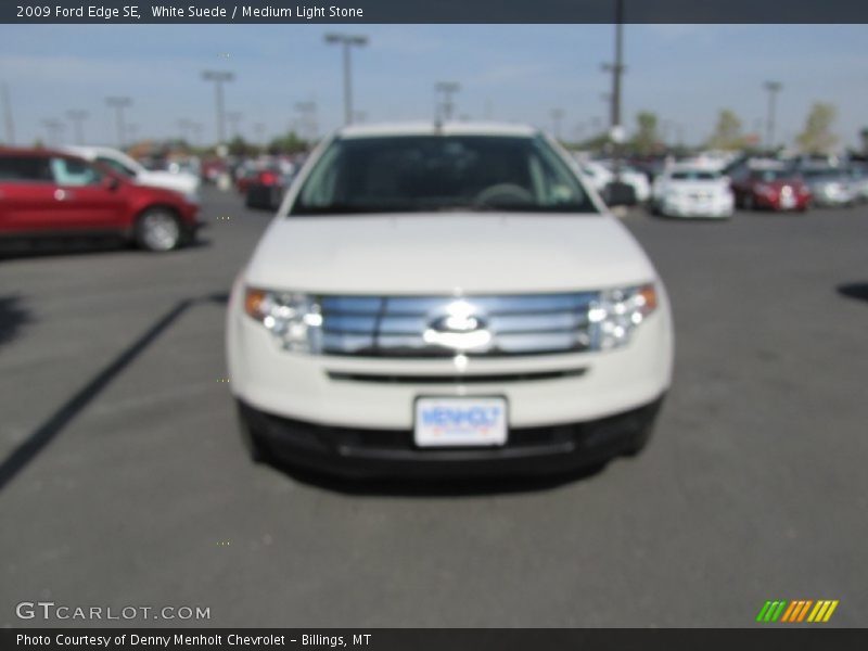 White Suede / Medium Light Stone 2009 Ford Edge SE