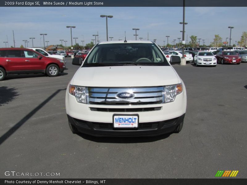 White Suede / Medium Light Stone 2009 Ford Edge SE
