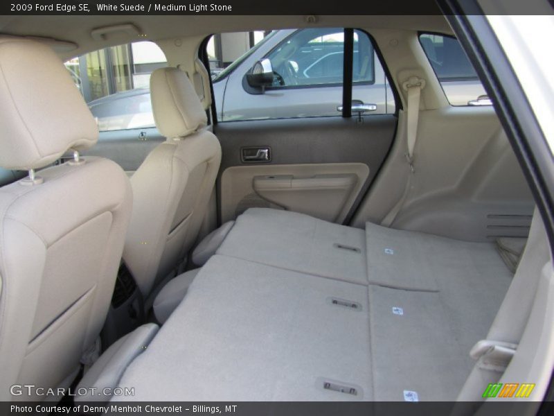 White Suede / Medium Light Stone 2009 Ford Edge SE