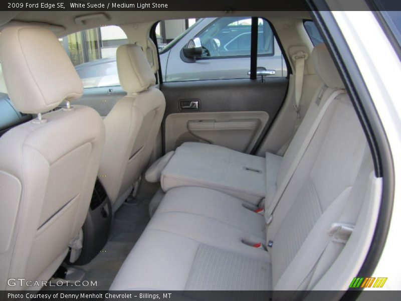 White Suede / Medium Light Stone 2009 Ford Edge SE
