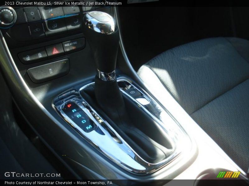 Silver Ice Metallic / Jet Black/Titanium 2013 Chevrolet Malibu LS