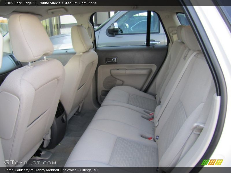 White Suede / Medium Light Stone 2009 Ford Edge SE