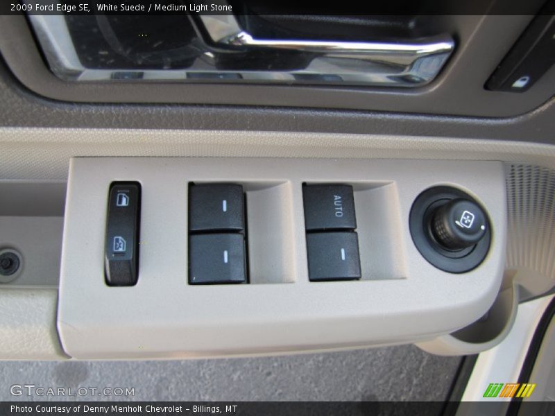White Suede / Medium Light Stone 2009 Ford Edge SE
