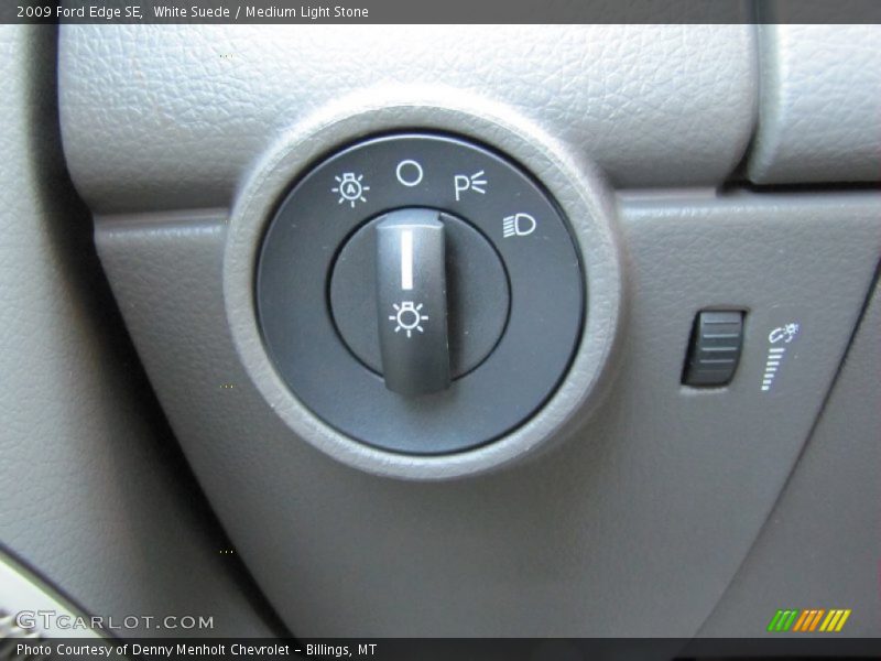 White Suede / Medium Light Stone 2009 Ford Edge SE
