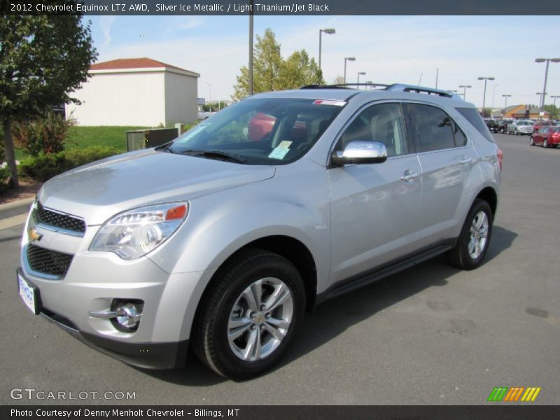 Silver Ice Metallic / Light Titanium/Jet Black 2012 Chevrolet Equinox LTZ AWD