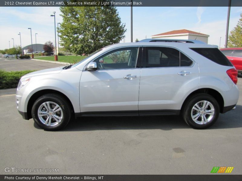 Silver Ice Metallic / Light Titanium/Jet Black 2012 Chevrolet Equinox LTZ AWD
