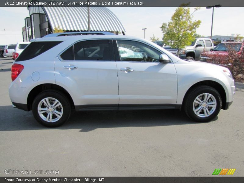 Silver Ice Metallic / Light Titanium/Jet Black 2012 Chevrolet Equinox LTZ AWD