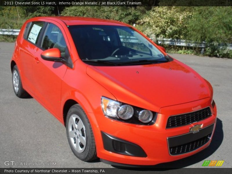 Front 3/4 View of 2013 Sonic LS Hatch