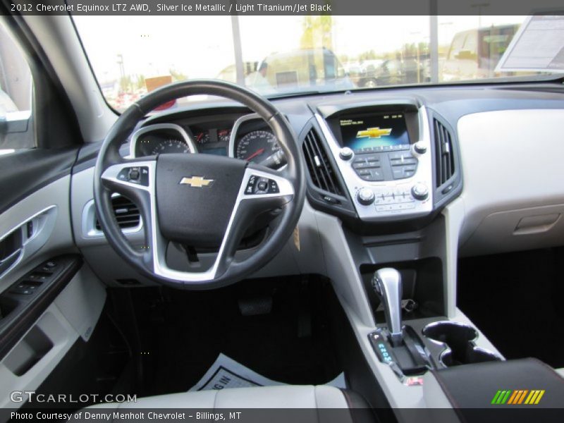 Silver Ice Metallic / Light Titanium/Jet Black 2012 Chevrolet Equinox LTZ AWD