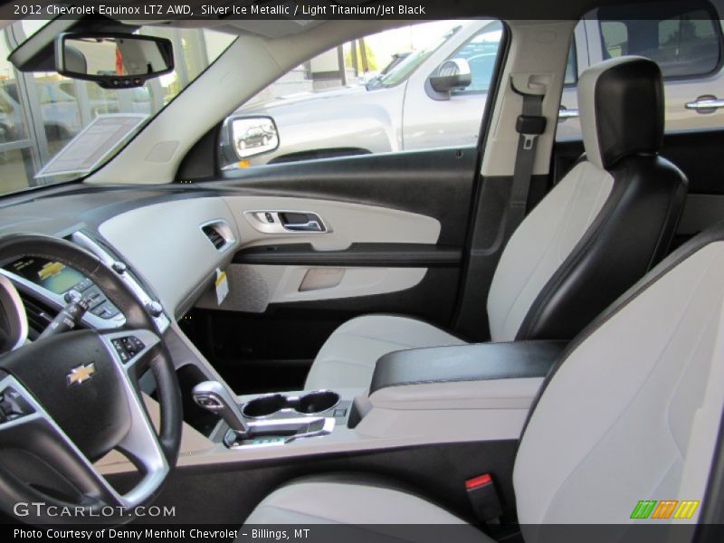 Silver Ice Metallic / Light Titanium/Jet Black 2012 Chevrolet Equinox LTZ AWD