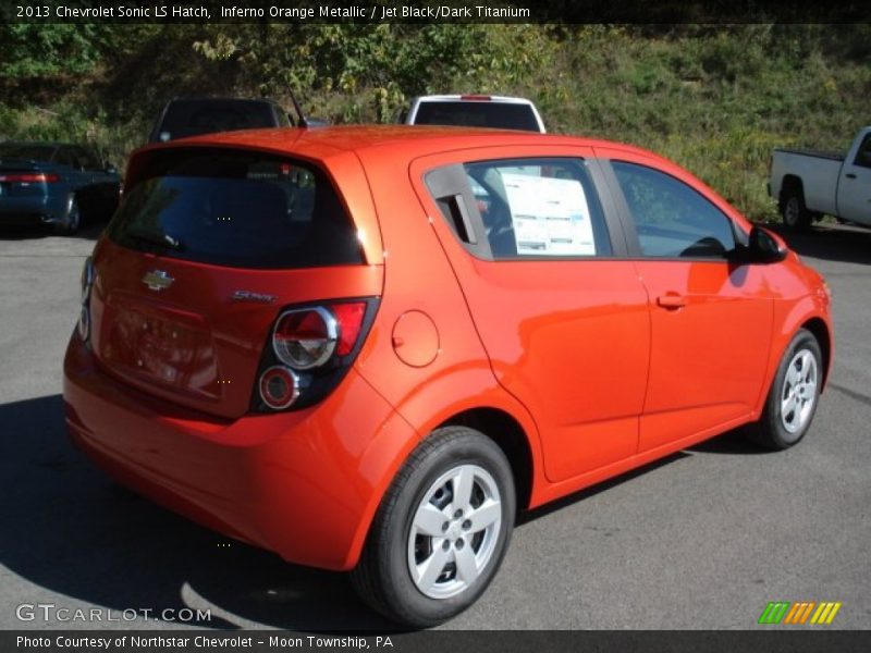  2013 Sonic LS Hatch Inferno Orange Metallic