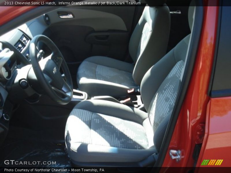 Front Seat of 2013 Sonic LS Hatch