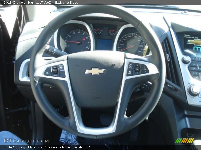 Black / Jet Black 2013 Chevrolet Equinox LT AWD