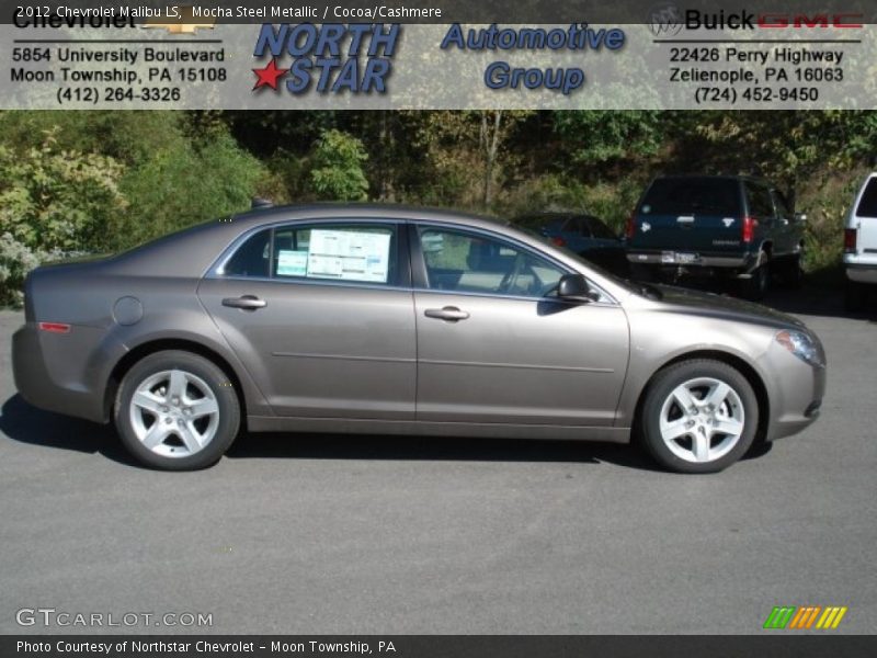 Mocha Steel Metallic / Cocoa/Cashmere 2012 Chevrolet Malibu LS