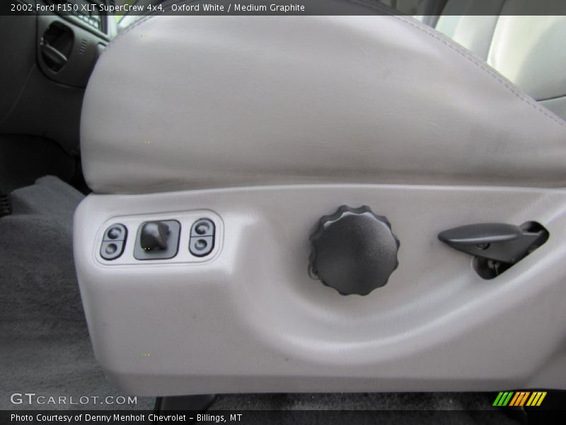 Oxford White / Medium Graphite 2002 Ford F150 XLT SuperCrew 4x4
