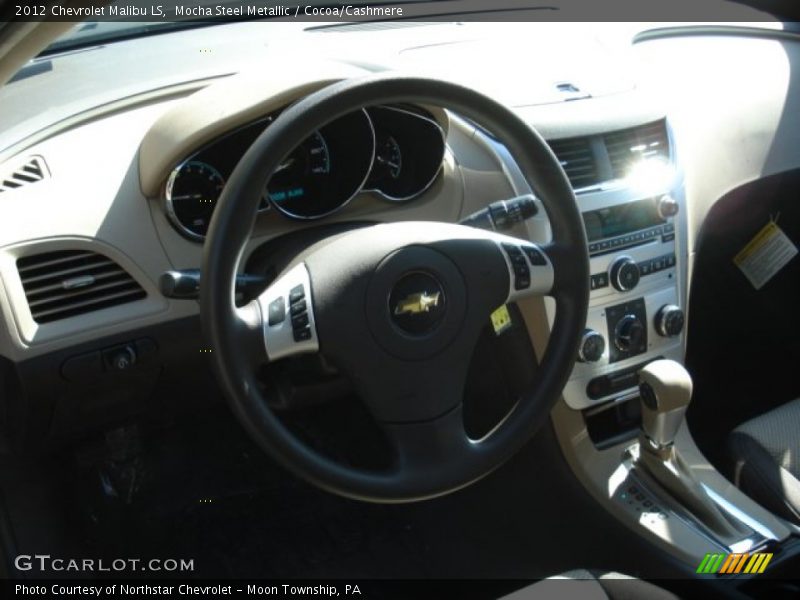 Mocha Steel Metallic / Cocoa/Cashmere 2012 Chevrolet Malibu LS