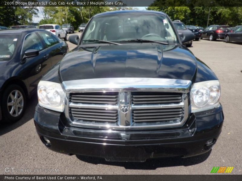 Black / Medium Slate Gray 2006 Dodge Dakota SLT Club Cab 4x4