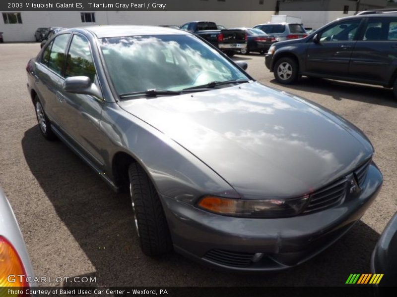 Titanium Gray Pearl / Gray 2003 Mitsubishi Galant ES