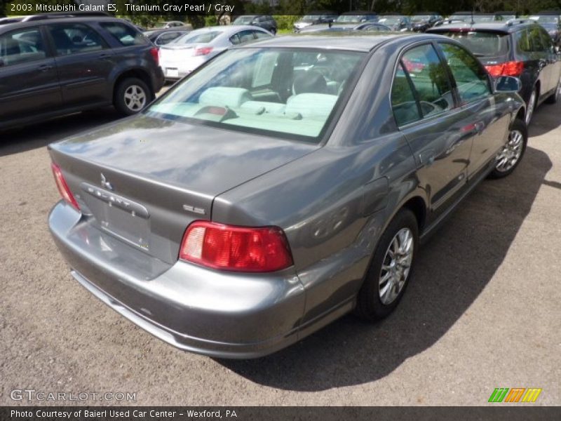 Titanium Gray Pearl / Gray 2003 Mitsubishi Galant ES