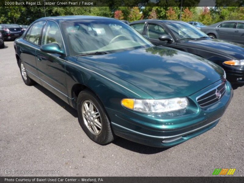 Jasper Green Pearl / Taupe 2000 Buick Regal LS