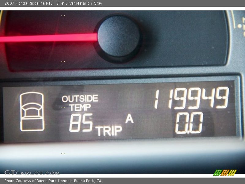 Billet Silver Metallic / Gray 2007 Honda Ridgeline RTS
