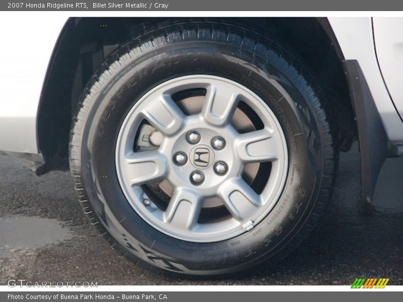 Billet Silver Metallic / Gray 2007 Honda Ridgeline RTS