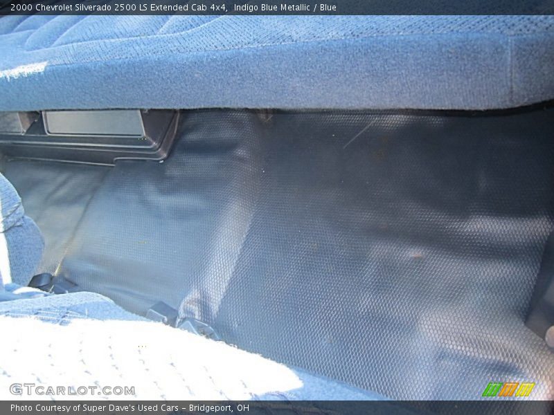 Indigo Blue Metallic / Blue 2000 Chevrolet Silverado 2500 LS Extended Cab 4x4
