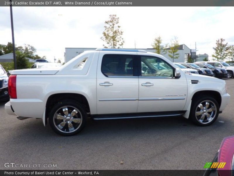 White Diamond / Cocoa/Light Cashmere 2008 Cadillac Escalade EXT AWD