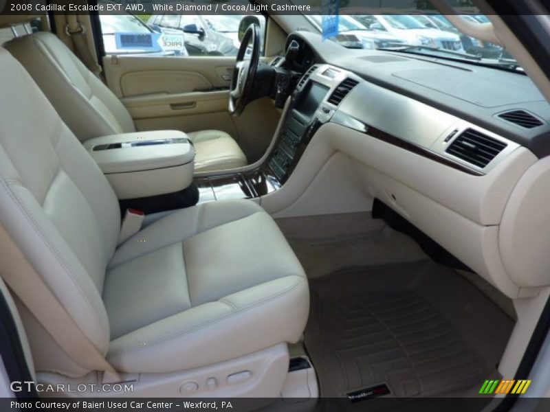 White Diamond / Cocoa/Light Cashmere 2008 Cadillac Escalade EXT AWD