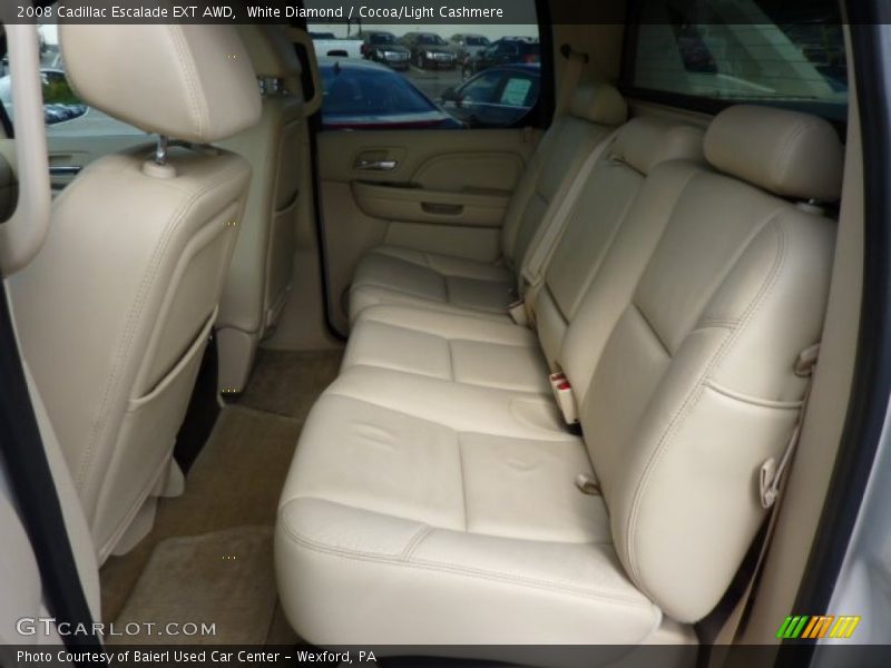 White Diamond / Cocoa/Light Cashmere 2008 Cadillac Escalade EXT AWD