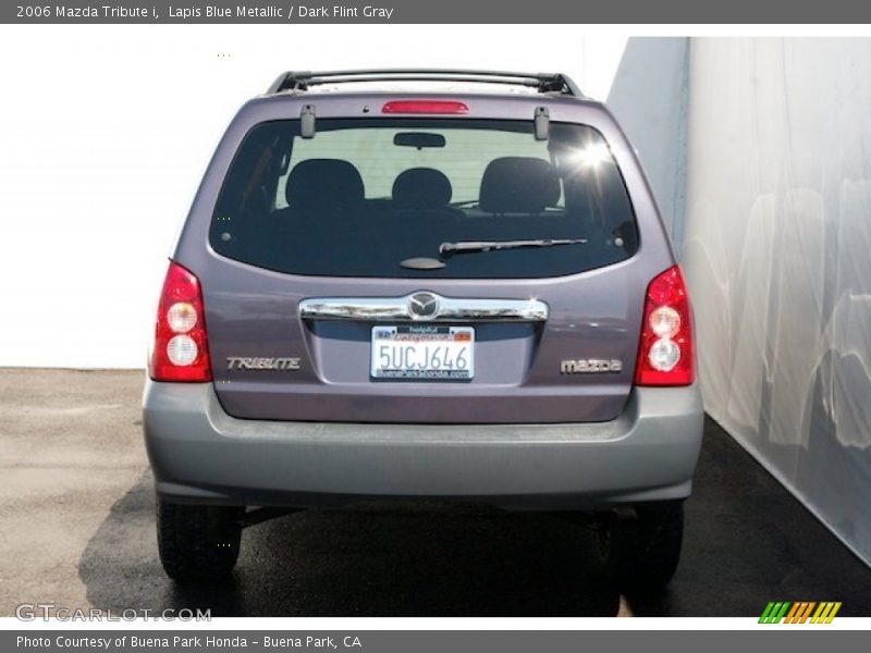 Lapis Blue Metallic / Dark Flint Gray 2006 Mazda Tribute i