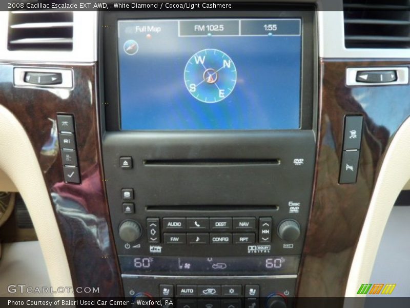 White Diamond / Cocoa/Light Cashmere 2008 Cadillac Escalade EXT AWD