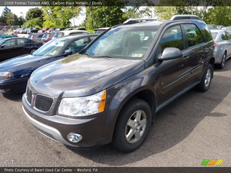 Carbon Black Metallic / Ebony 2008 Pontiac Torrent AWD