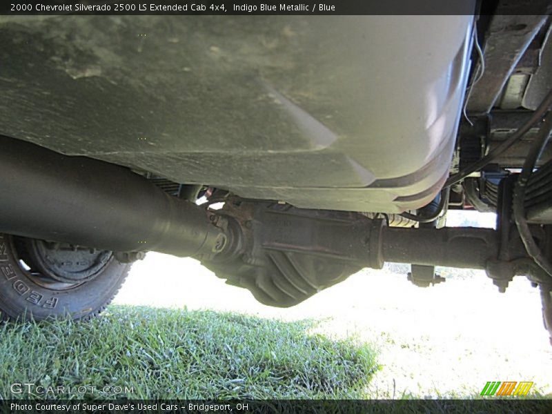 Indigo Blue Metallic / Blue 2000 Chevrolet Silverado 2500 LS Extended Cab 4x4