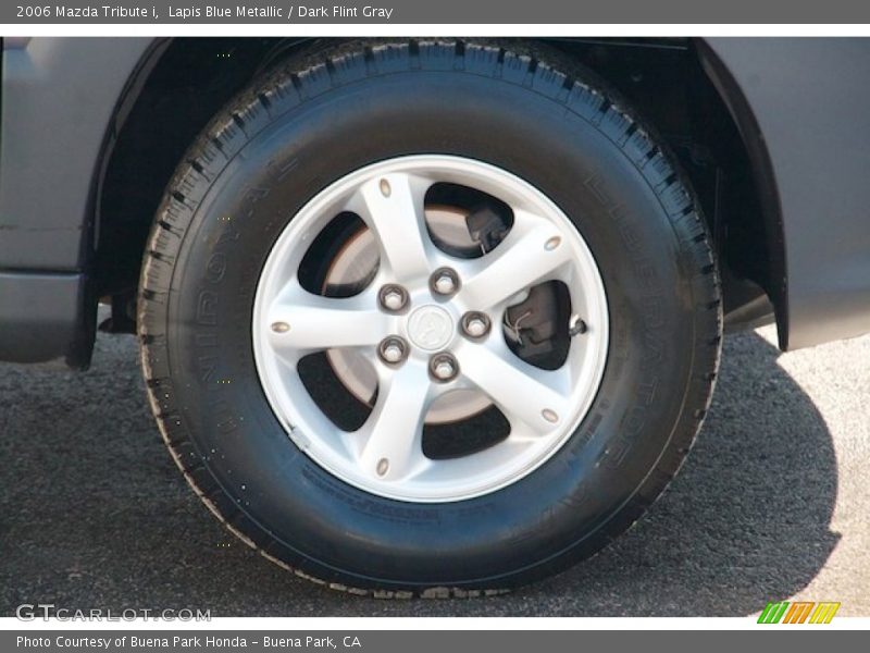 Lapis Blue Metallic / Dark Flint Gray 2006 Mazda Tribute i