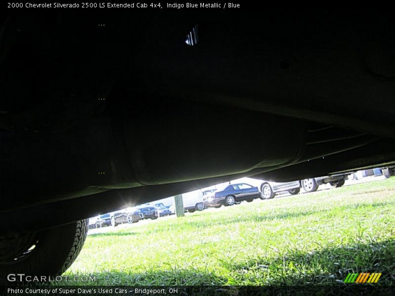 Indigo Blue Metallic / Blue 2000 Chevrolet Silverado 2500 LS Extended Cab 4x4