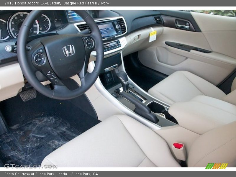 Ivory Interior - 2013 Accord EX-L Sedan 