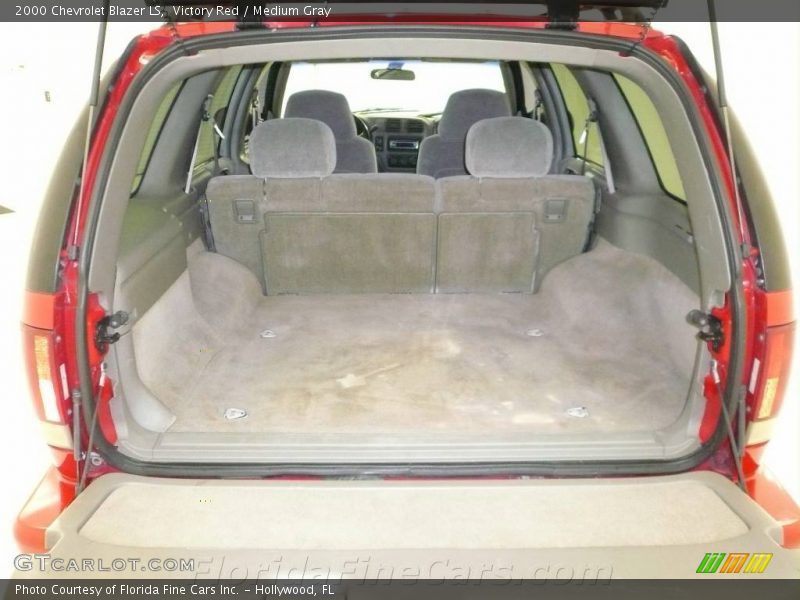 Victory Red / Medium Gray 2000 Chevrolet Blazer LS