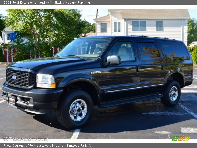 Black / Medium Parchment 2003 Ford Excursion Limited 4x4