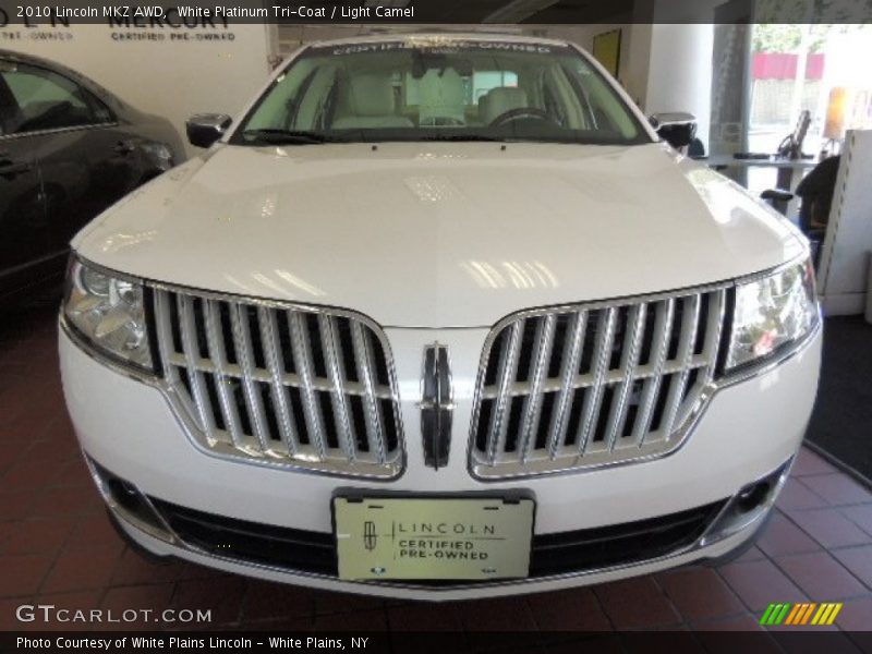 White Platinum Tri-Coat / Light Camel 2010 Lincoln MKZ AWD
