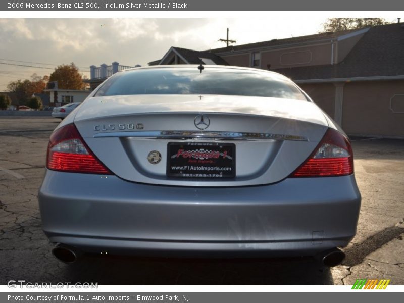 Iridium Silver Metallic / Black 2006 Mercedes-Benz CLS 500