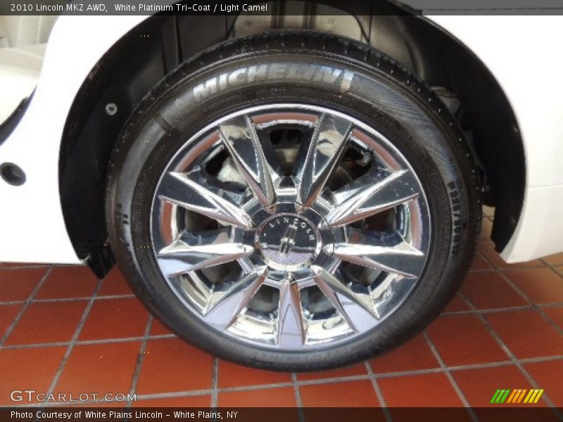 White Platinum Tri-Coat / Light Camel 2010 Lincoln MKZ AWD