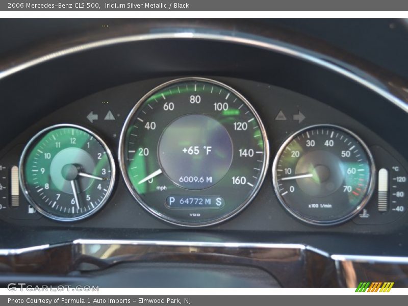 Iridium Silver Metallic / Black 2006 Mercedes-Benz CLS 500