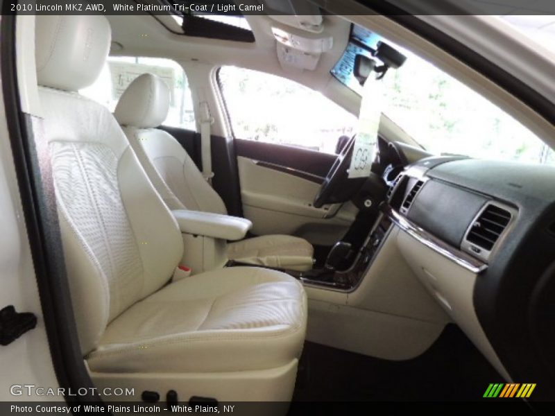 White Platinum Tri-Coat / Light Camel 2010 Lincoln MKZ AWD