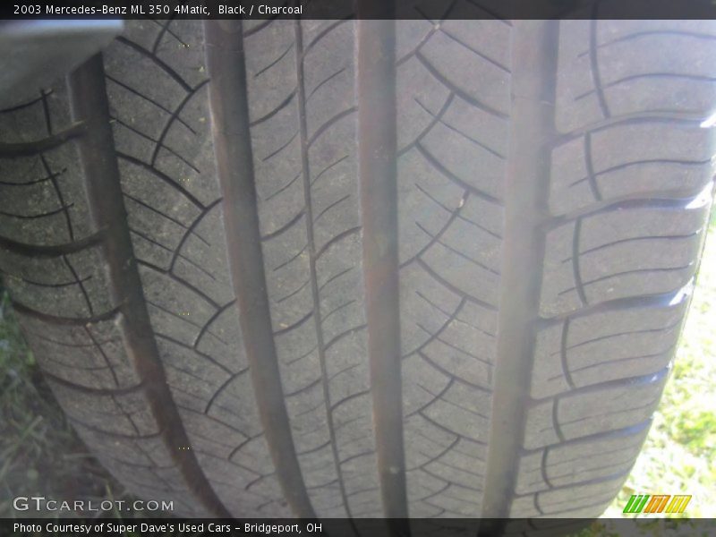 Black / Charcoal 2003 Mercedes-Benz ML 350 4Matic