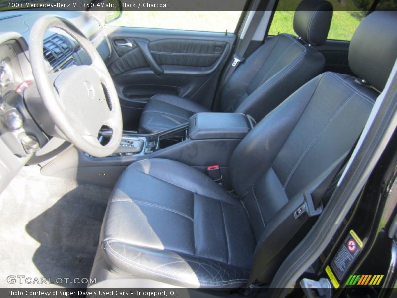 Black / Charcoal 2003 Mercedes-Benz ML 350 4Matic