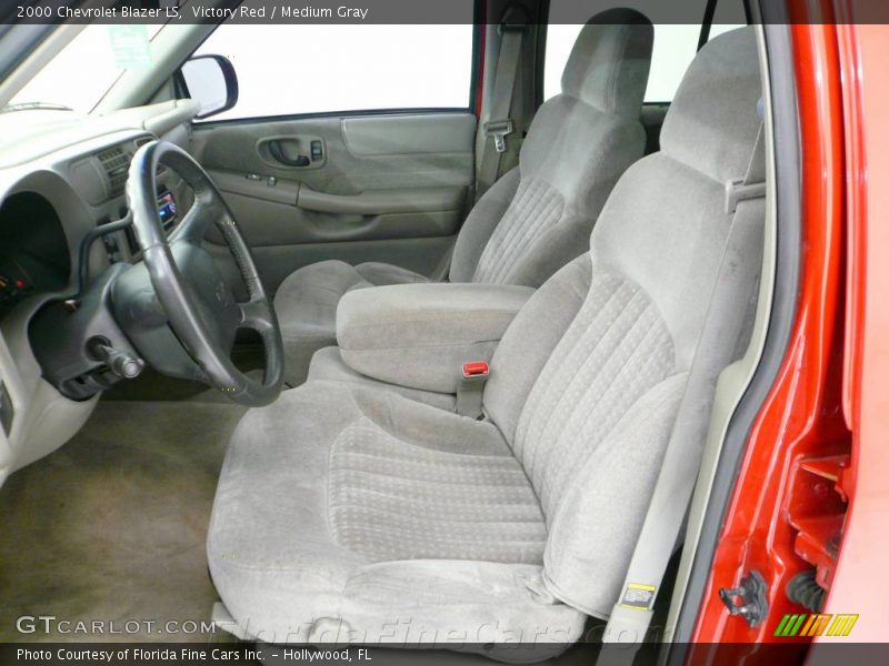Victory Red / Medium Gray 2000 Chevrolet Blazer LS