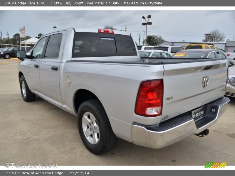 Bright Silver Metallic / Dark Slate/Medium Graystone 2009 Dodge Ram 1500 SLT Crew Cab