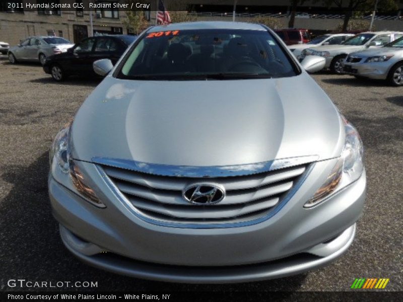 Radiant Silver / Gray 2011 Hyundai Sonata GLS