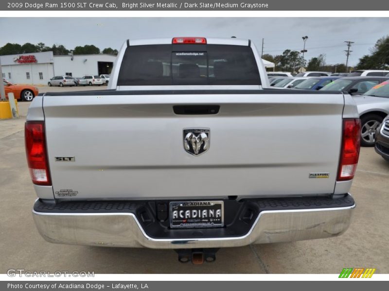 Bright Silver Metallic / Dark Slate/Medium Graystone 2009 Dodge Ram 1500 SLT Crew Cab